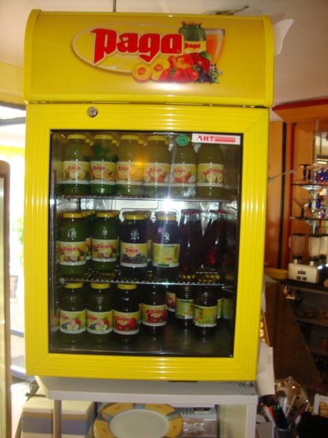 Getränkeautomat im Eiscafé Calimero
